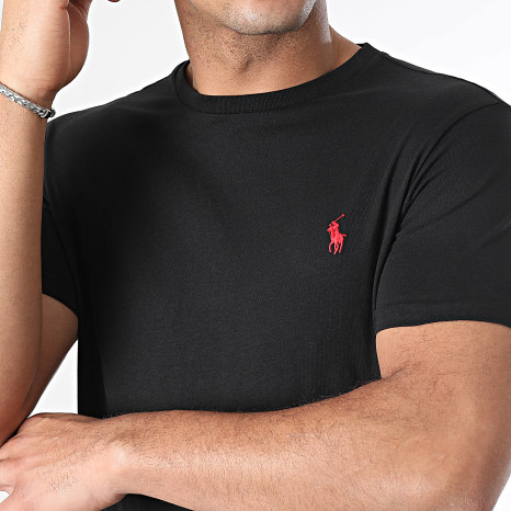Polo Ralph Lauren - T-Shirts Custom Slim Fit Original Player Black