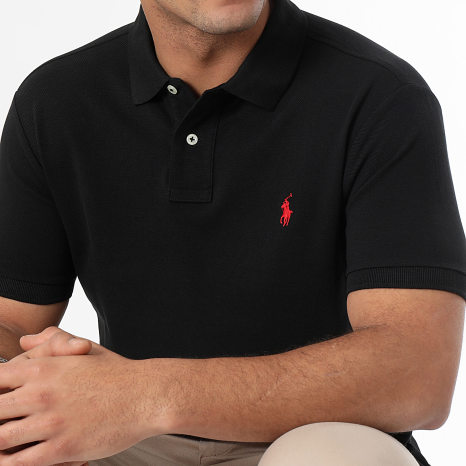 Polo Ralph Lauren - Polo de manga corta Original Player Slim Negro