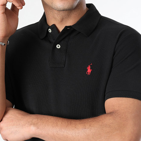 Polo Ralph Lauren - Polo de manga corta Original Player Slim Negro