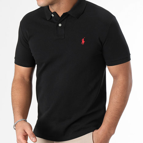 Polo Ralph Lauren - Polo de manga corta Original Player Slim Negro