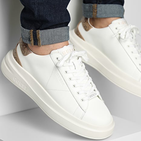 Guess - Baskets FMPVIBLEA12 White Beige