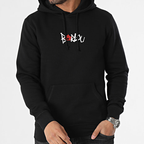 Seth Gueko - Sudadera con capucha Barlou Scribble Negra