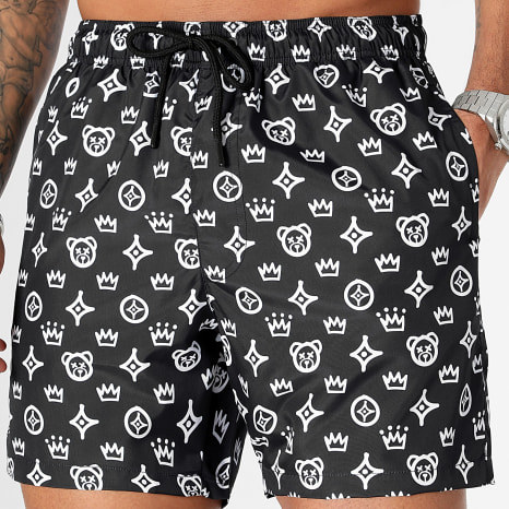 Teddy Yacht Club - Short De Bain Street Couture 0006 Noir