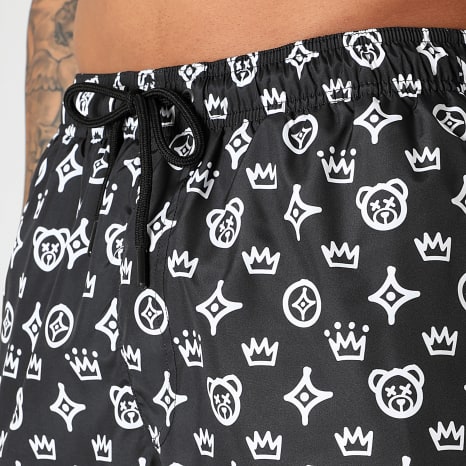 Teddy Yacht Club - Short De Bain Street Couture 0006 Noir