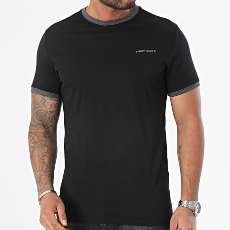 Teddy Smith - Tee Shirt Round Neck 11016811D Black