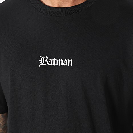 Batman - Maglietta nera oversize Batman Logo Graffiti