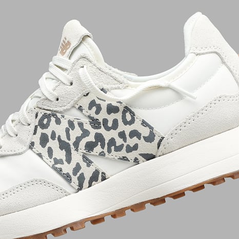 New Balance - Zapatillas Mujer 327 Blanco Leopardo