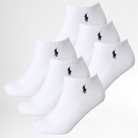 Polo Ralph Lauren - Lot De 6 Paires De Chaussettes Original Player Blanc