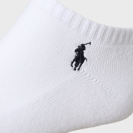 Polo Ralph Lauren - Lot De 6 Paires De Chaussettes Original Player Blanc