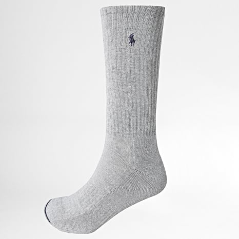 Polo Ralph Lauren - Set van 3 paar Original Player Socks Zwart Wit Heidegrijs