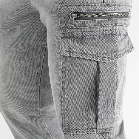 LBO - Pantalón Jogger Cargo Relajado 3263 Gris Lavado