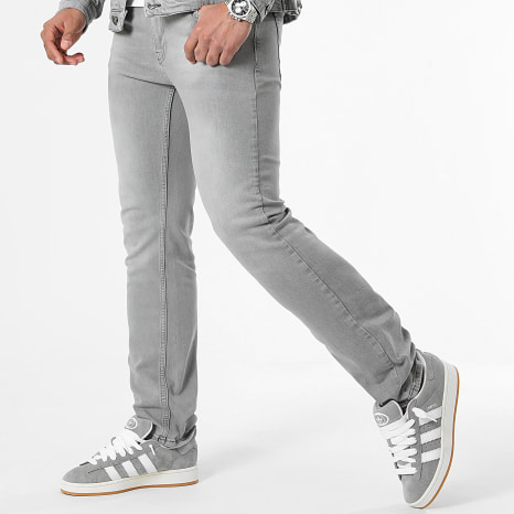 LBO - Ensemble Veste Jean Et Jean Regular Fit 3265 Denim Gris Clair