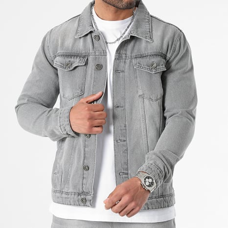 LBO - Conjunto Chaqueta Vaquero Y Pantalón Jogger Fit 3267 Denim Gris Claro