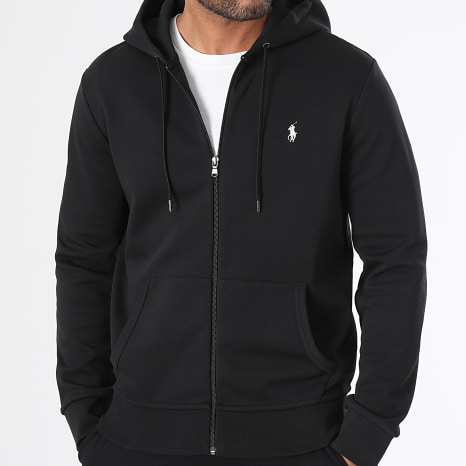 Polo Ralph Lauren - Sudadera con Capucha y Cremallera Original Player Negra
