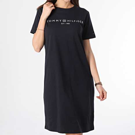 navy blue tommy hilfiger dress Tommy Hilfiger Women's Classic Fit Stretch Cotton Polo Dress - Navy