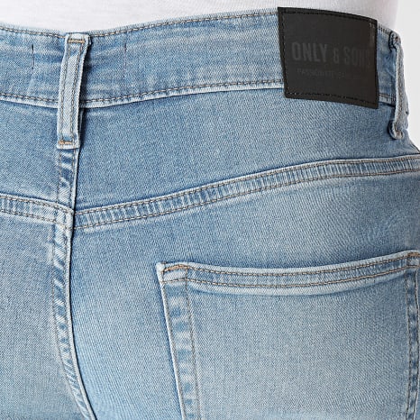Only And Sons - Jean Slim Loom Bleu Denim
