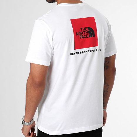 The North Face - Camiseta Redbox Blanca