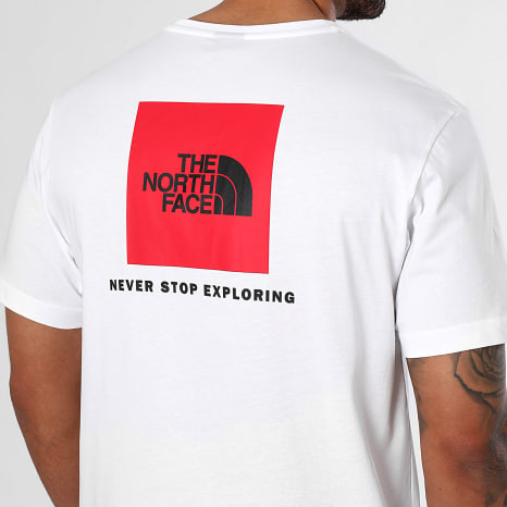 The North Face - Camiseta Redbox Blanca