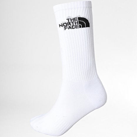 The North Face - Set van 3 paar Multi Sport Cush A882H Zwart Wit Grijs Heather Sokken