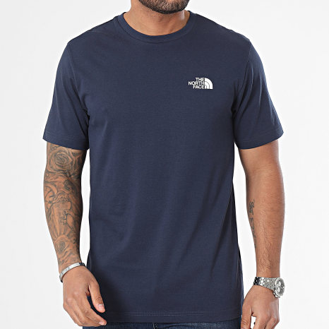 The North Face - Tee Shirt Simple Dome A87NG Bleu Marine