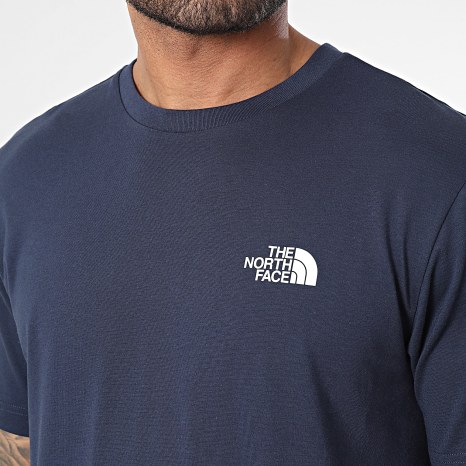 The North Face - Tee Shirt Simple Dome A87NG Bleu Marine
