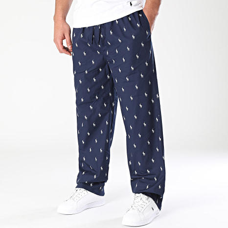 Polo Ralph Lauren - Pantalon Jogging All Over Player Bleu Marine