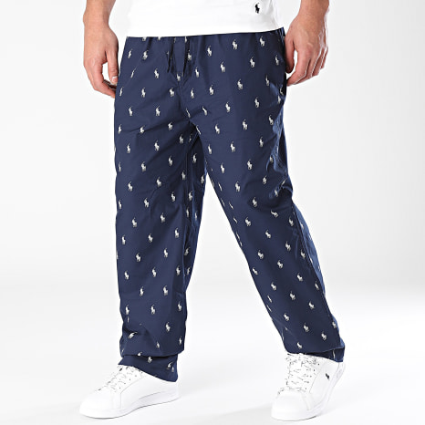 Polo Ralph Lauren - Pantalon Jogging All Over Player Bleu Marine