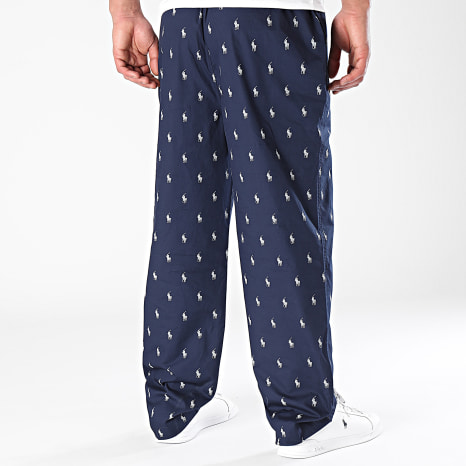 Polo Ralph Lauren - Pantalon Jogging All Over Player Bleu Marine