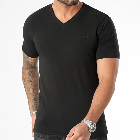 Teddy Smith - T-shirt Tawax 11016800D Zwart