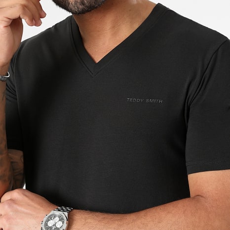 Teddy Smith - T-shirt Tawax 11016800D Zwart