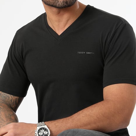 Teddy Smith - T-shirt Tawax 11016800D Zwart