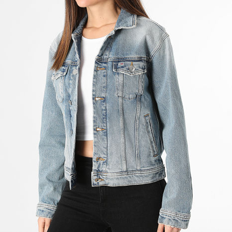 Tommy Jeans - Chaqueta vaquera azul de mujer Mom Classic 6994