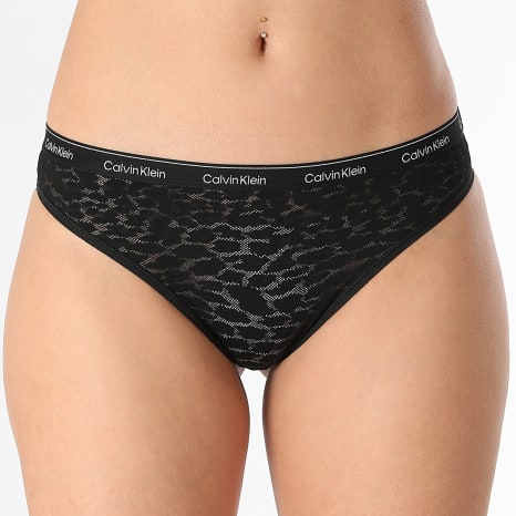 Calvin Klein - Brasiliano da donna 3 pezzi QD5225E Nero