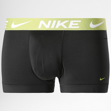 Nike - Lot De 3 Boxers Dri-Fit Essential Micro KE1156 Noir Bleu Clair Vert Clair Gris Anthracite