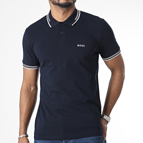 BOSS - Polo de manga corta Paul 50506193 Azul marino