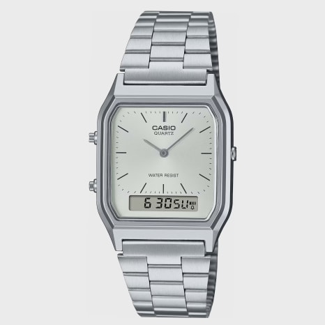 Casio - Montre Vintage AQ-230A-7AMQYES Argenté