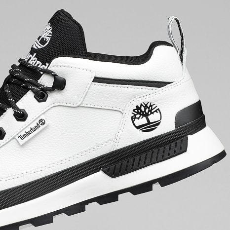 Timberland - Sneaker Field Trekker Mid Lace A6DKN Bianco Full Grain