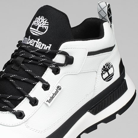 Timberland - Sneaker Field Trekker Mid Lace A6DKN Bianco Full Grain