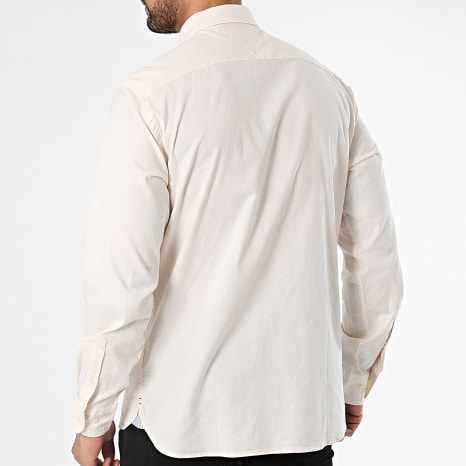 Tommy Hilfiger - Chemise Manches Longues 1985 Flex Oxford 9968 Beige