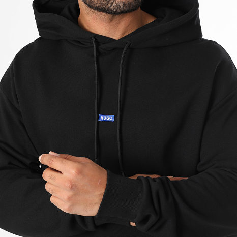 Hugo Azul - Sudadera con capucha Nalonso 50522374 Negro