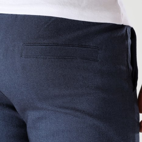 LBO - Short Chino Jogger 0680 Bleu Marine Chiné