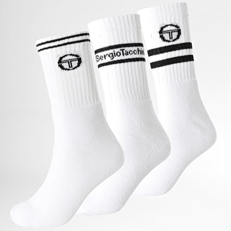 Sergio Tacchini - Lot De 3 Paires De Chaussettes 93302904 Blanc