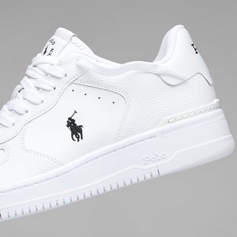Polo Ralph Lauren - Baskets Masters Court White Black
