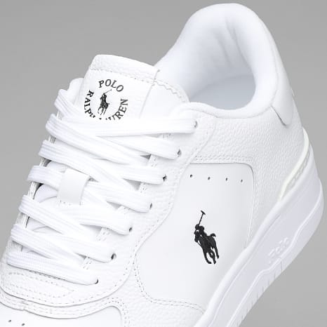 Polo Ralph Lauren - Baskets Masters Court White Black