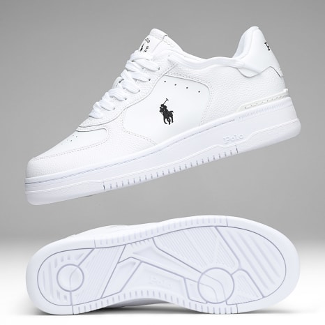 Polo Ralph Lauren - Baskets Masters Court White Black