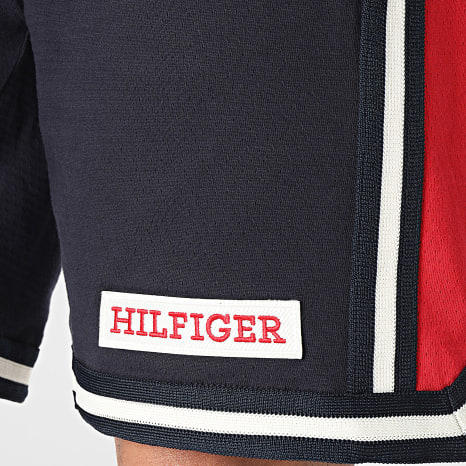 Tommy Hilfiger - Short Jogging Sport Monotype 4416 Bleu Marine Rouge