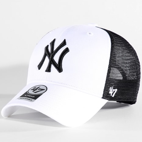 '47 Brand - Casquette Trucker MVP NY Yankees Blanc Noir