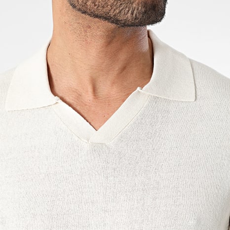 Only And Sons - Polo Manches Courtes Dal Life Beige