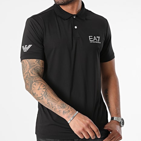 EA7 Emporio Armani - Polo Manches Courtes 8NPF23-PJEMZ Noir