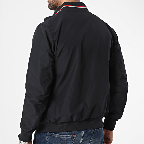 Kymaxx - Chaqueta azul marino con cremallera